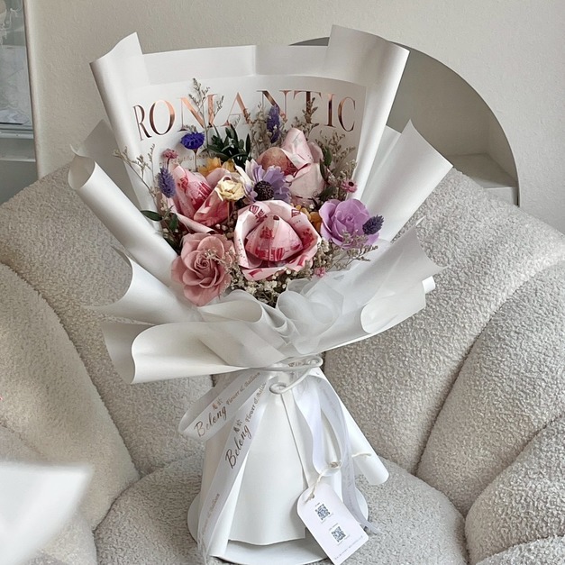 【三民現貨】三朵錢錢花束<含900現金>