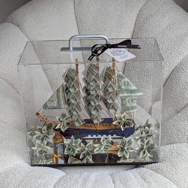 【潭子現貨】一帆風順招財船-美金款<含30元美金>