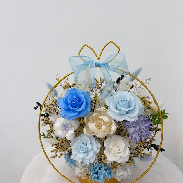 【三民現貨】金屬圓形花禮