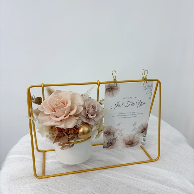 【北屯現貨】鞦韆永生花禮