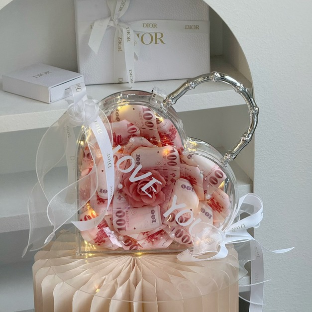 【三民現貨】香榭手提花盒<含1000現金>