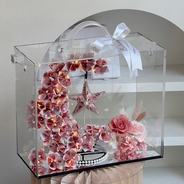 【北屯現貨】月下花語鈔票花禮<含3000現金>