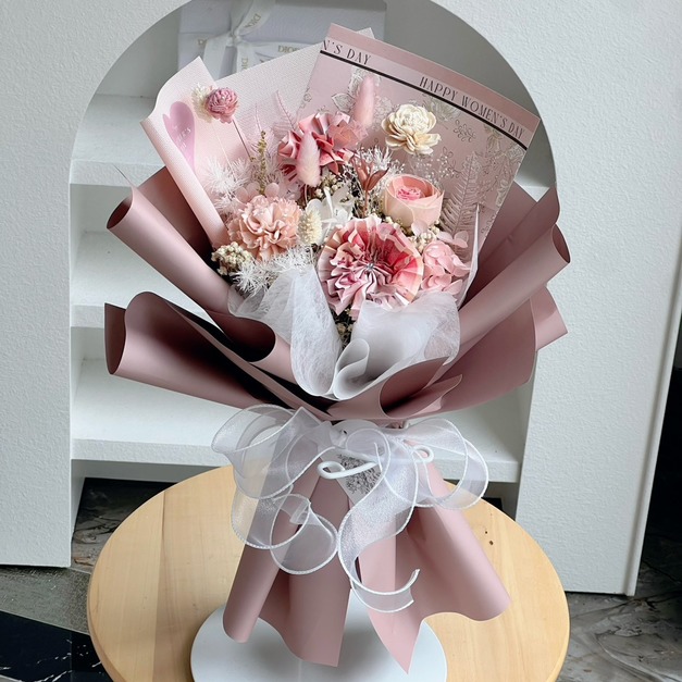 【北屯現貨】心意康乃馨錢錢花束-粉<含800現金>