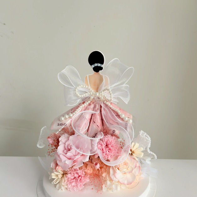 【潭子現貨】溫柔女神錢錢花禮<含500現金>