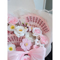 鈔票花束♡晨曦玫瑰扇型錢錢花束_1