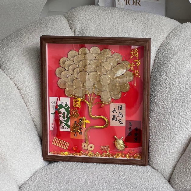 【潭子現貨】金燦滿盈開運樹-大 <含2500現金>
