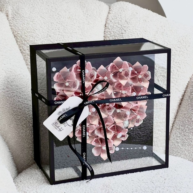 【北屯現貨】愛心錢錢花盒-小款<含1800現金>
