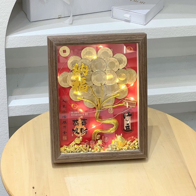 【三民現貨】金燦滿盈開運樹-小<含1200現金>