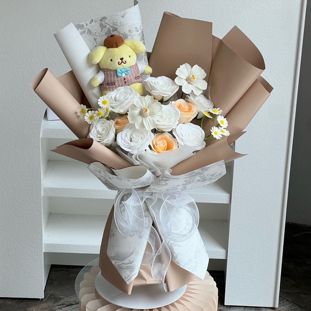 【潭子現貨】中款娃娃花束