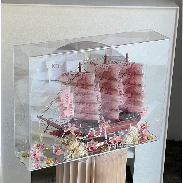 【北屯現貨】一帆風順大船入港招財船<含3500現金>