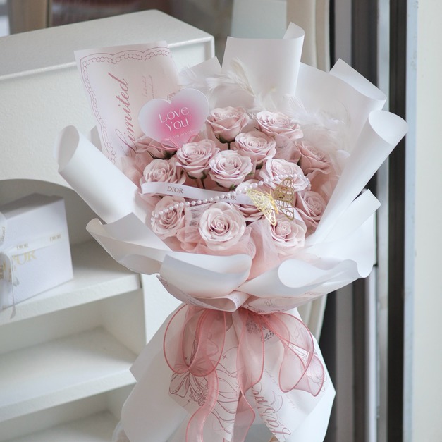 【北區加盟店現貨】15朵香氛花束