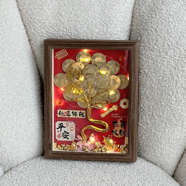 【北區加盟店現貨】金燦滿盈開運樹-小<含1200現金>