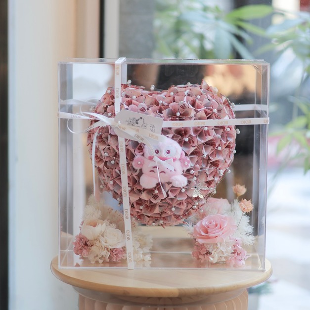鈔票花禮ღ鏡然動心愛心錢錢花禮