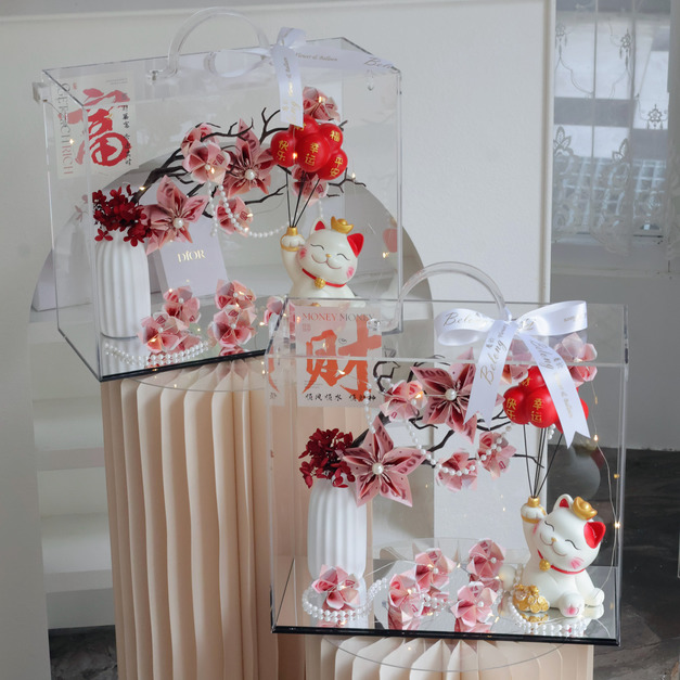 鈔票花禮♡錢錢招財樹2.0 (招財貓)