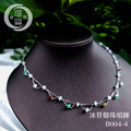 B004-4_S925銀 冰算盤珠項鍊