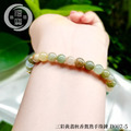 B007-5三彩黃翡秋香鴛鴦單圈手珠鍊_3