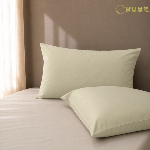 歐風貴族枕頭套_鼠尾草綠_1入