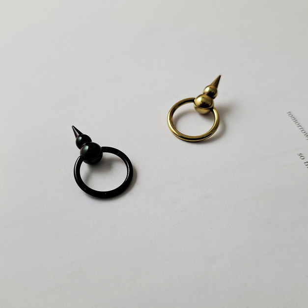 316L鋼｜冰棒Q形環(金/黑) s400000034-s400000034-1