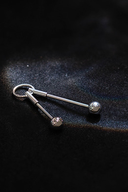 316L鋼｜長短串連圓形I型環 s248-4