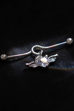 316L鋼｜愛的翅膀.交疊螺旋I型環 s2145ZECAD-17