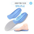 穩足承托足弓鞋墊扁平足U形腳跟墊包覆久站鞋墊【Dr.Shoes鞋博士嚴選鞋材】_4