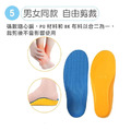 鞋博士藍鯨減震扁平足弓鞋墊 久站鞋墊足弓墊 跟深U穩固【Dr.Shoes鞋博士嚴選鞋材】_6