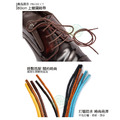 Shucare舒凱爾上蠟鞋帶 防水打蠟皮鞋帶 78~83cm【Dr.Shoes鞋博士嚴選鞋材】_3