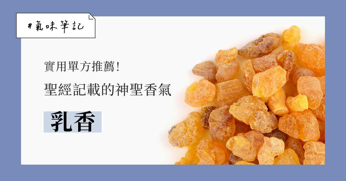 【氣味筆記】聖經記載的神聖香氣 - 乳香