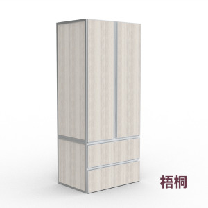 類系統衣櫃系列-加長附抽款