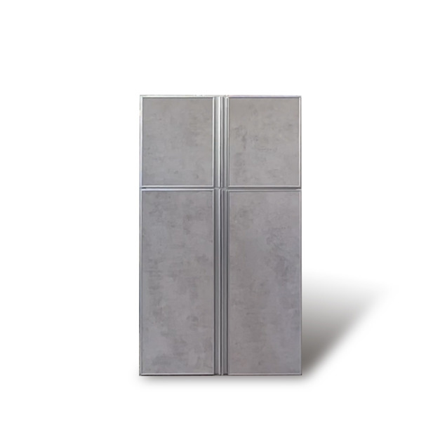 二層櫃加單層格組合櫃(類系統櫃絞鏈門框)