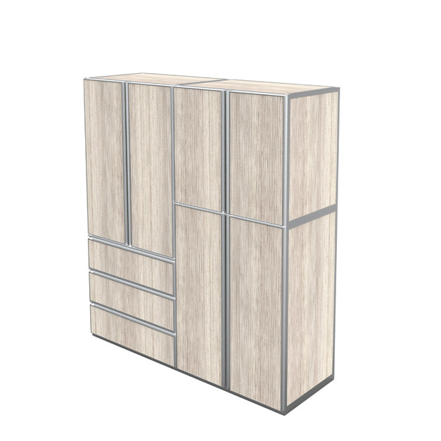 鉸鏈厚門板系列-好分掛衣櫃