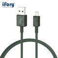 【iFory】 USB-A to Lightning蘋果MFi認證 雙層編織充電傳輸線-0.9M_5