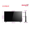 AIWA 愛華 65吋 4K QLED AI-65QL24 智慧型顯示器_2