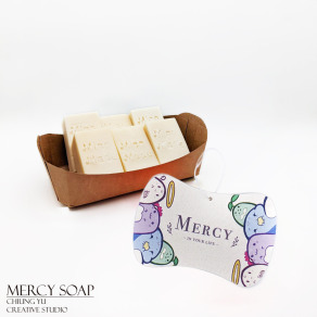 Mercy家事皂/淨白皂清潔組(6入裝)-菜瓜布