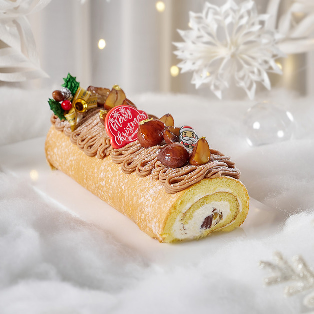 【預購】Moment-聖誕栗香蛋糕捲