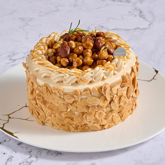 【預購】Moment-焦糖榛果杏仁鹹奶油蛋糕(6吋/8吋)