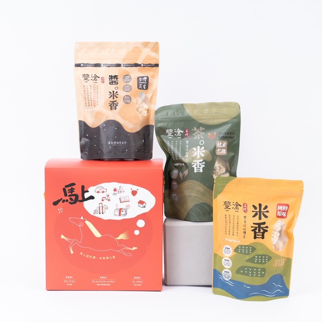 【預購｜免運】馬年-馬上米香環保永續禮盒(3入)