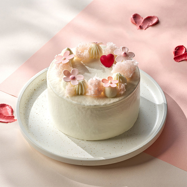 【預購｜母親節限定】Moment-粉漾花園 藍莓優格鮮奶油蛋糕(5吋)