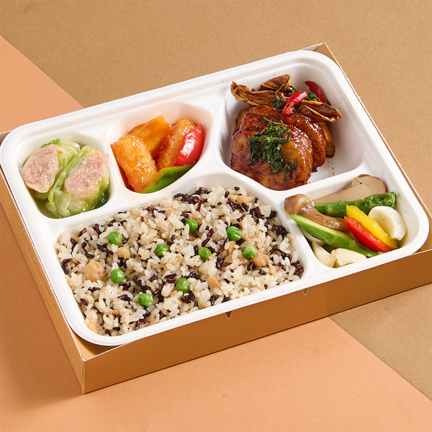 米香-松茸天貝蔬食餐盒