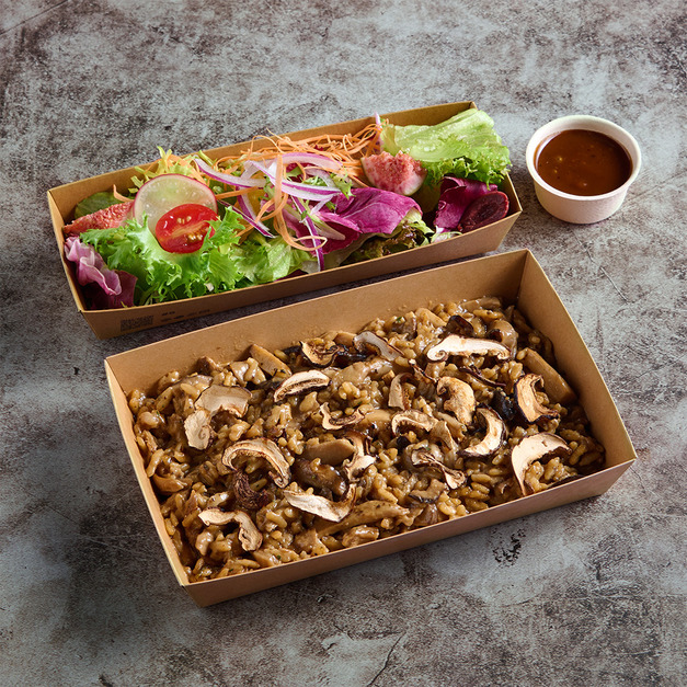 GMT-松露野菇燉飯佐沙拉餐盒