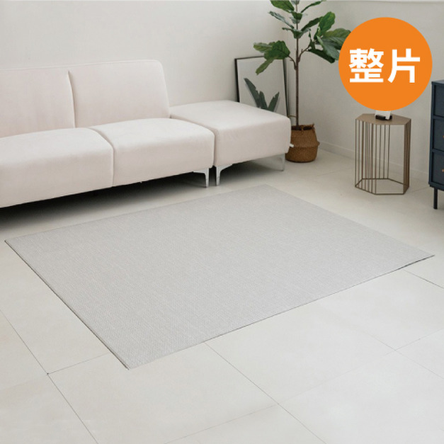 「韓國同步第三代 」 dfang迪邦 Micro Emboss 系列寵物地墊-Soft Grey 亞麻灰 (整片180x140x0.5cm)