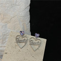 Love • 愛心鑽 耳環_3