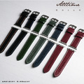【AllTime】寬版亮面竹節壓紋真皮 Apple Watch通用錶帶 Ultra S11 S10 S9