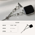 【ALL TIME 完全計時】礦系列｜ 冰晶之境 Apple Watch 錶帶 免工具伸縮扣 316L不鏽鋼_1