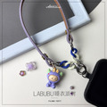 【ALL TIME 完全計時】《泡泡馬特》 正版萌粒 真皮手機掛繩LABUBU睡衣派對