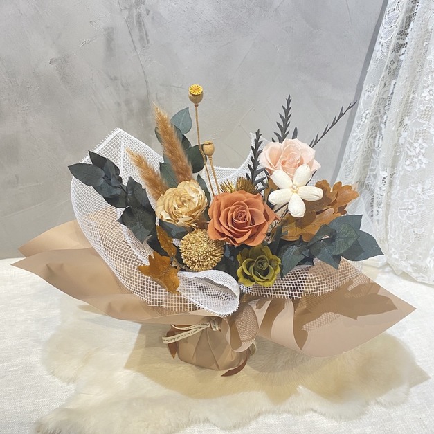 可站花束(中) 咖啡色