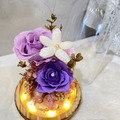 祈光花境 永生花小夜燈_4