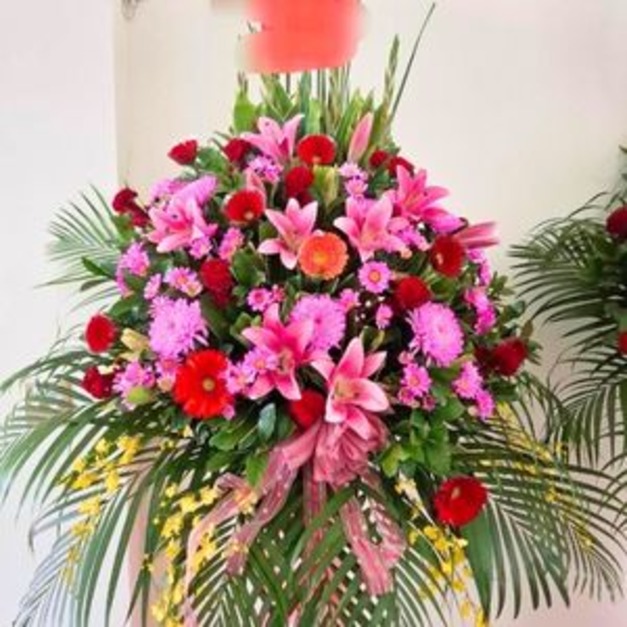 開幕高架花籃・盛開鴻圖 (一對)
