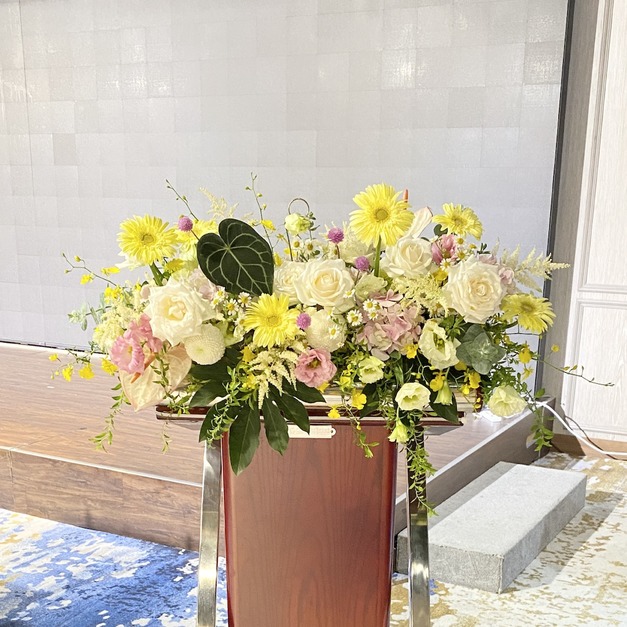 暖陽花語・客製講台花
