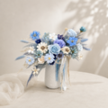 藍色拾光・永生花桌花